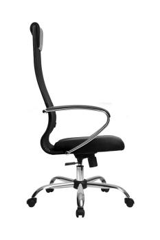 Кресло руководителя Метта SU-BK-8 CH (SU-B-8 101/003) офисное, обивка: сетка/текстиль, цвет: черный